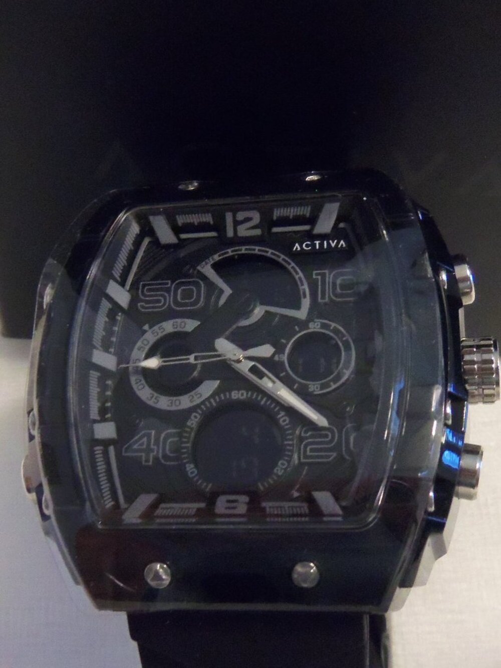 Activa Vion X Invicta Digital Essentials Men's Watch 45mm Black